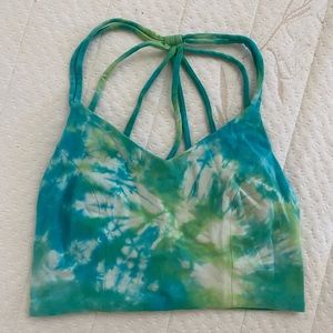 Handmade tie dye crop top